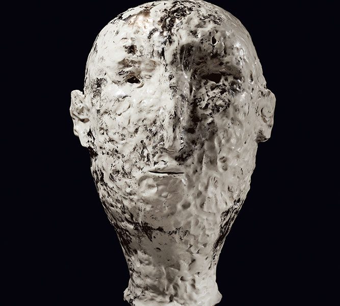 xavier toubes – head – galerie metzger gallery ceramic sculpture art