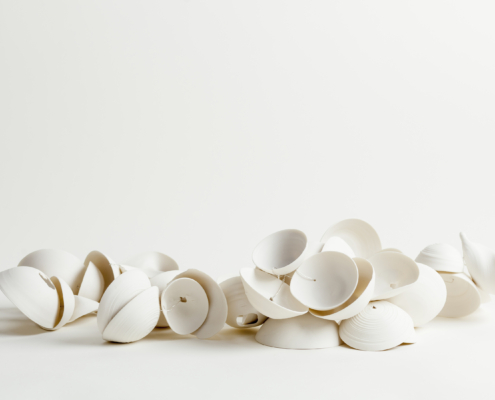 Sue-Paraskeva-joined porcelain vessels