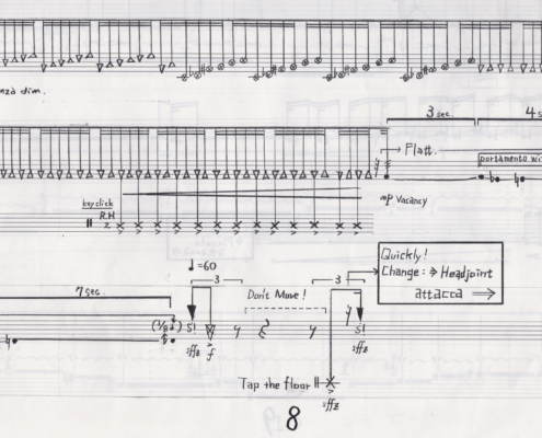 Seyko Itoh – Partitur – galerie metzger aschaffenburg musik skulptur