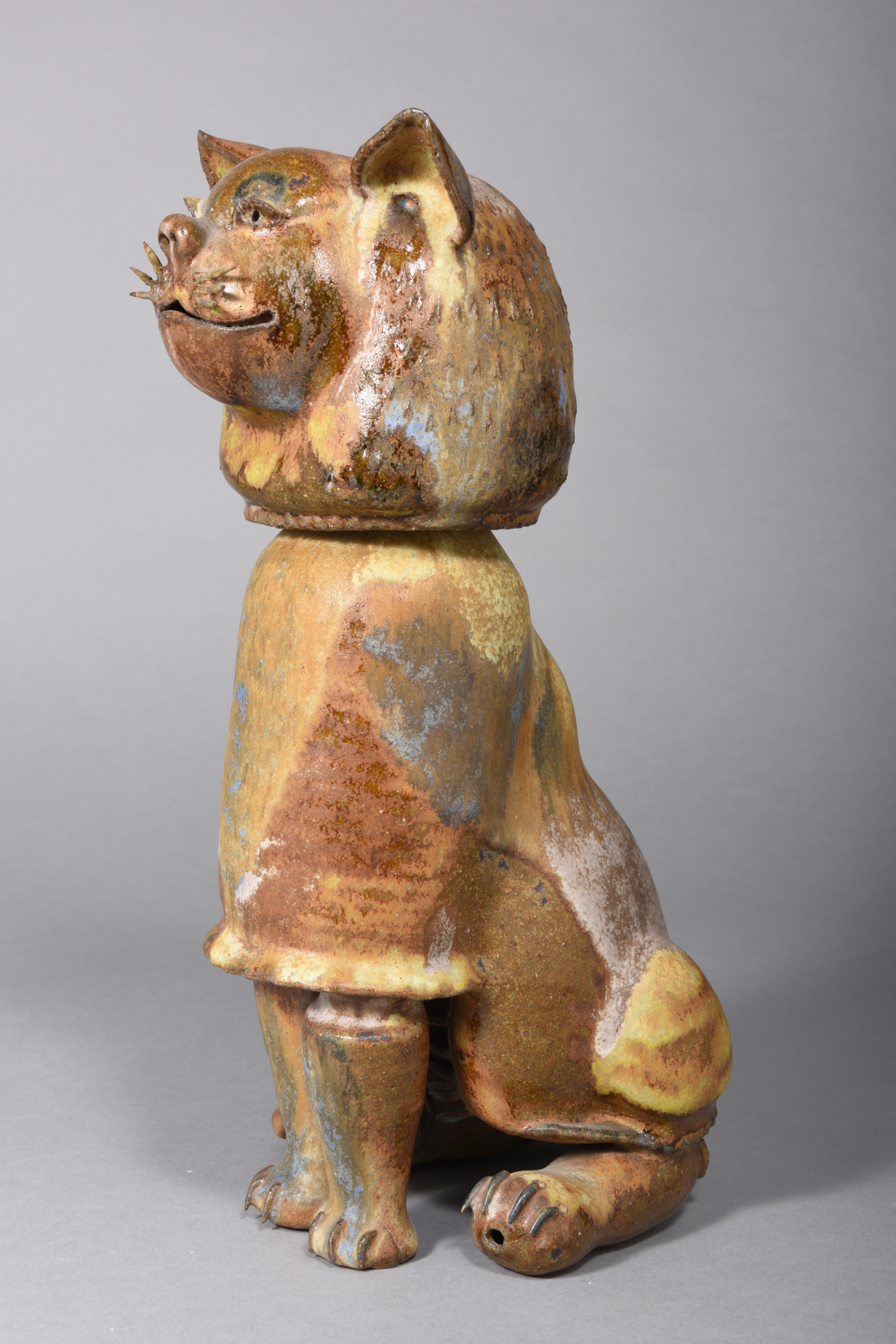 Beate Kuhn - Katze - um 1960, 32x16x17cm