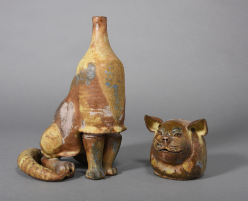 Kuhn Beate - Cat about 1960, 32x16x17cm