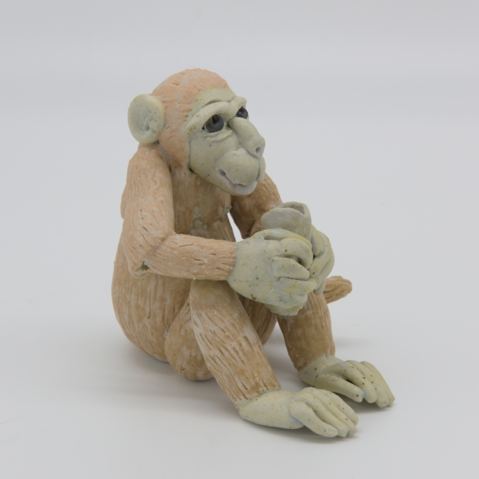 Beate Kuhn - monkey - 2012 - 11x8x12 cm