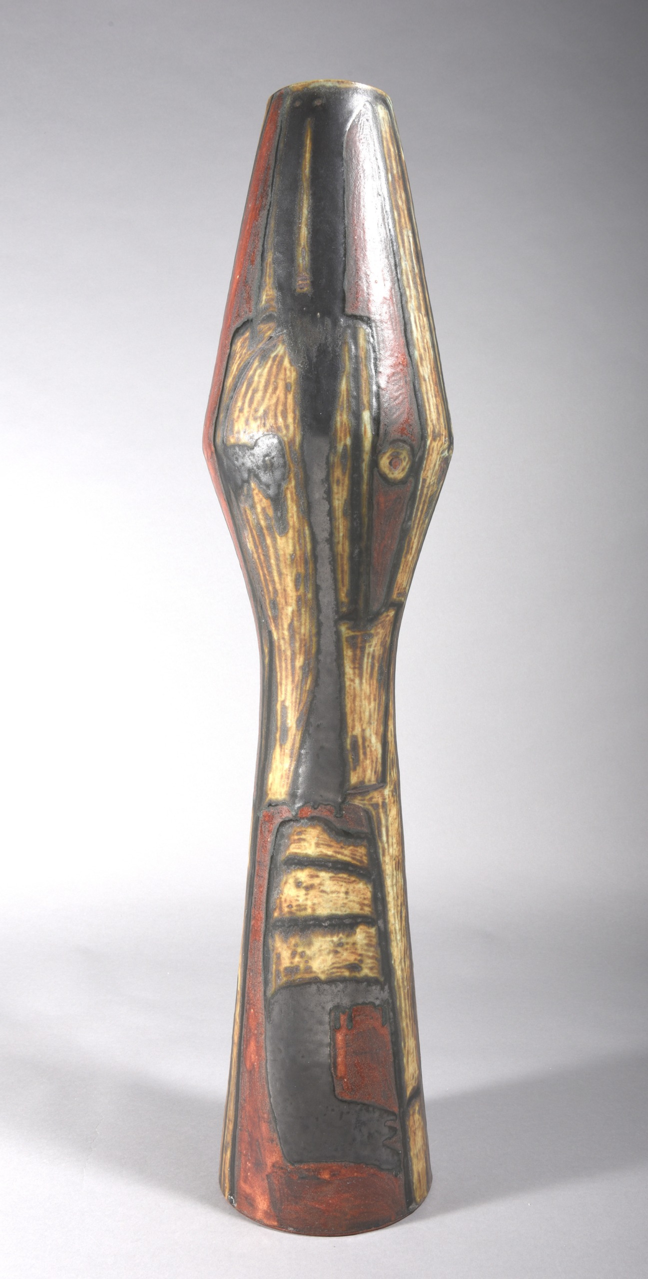 Beate Kuhn - Bodenvase - Ende 1950 - 80x18 cm