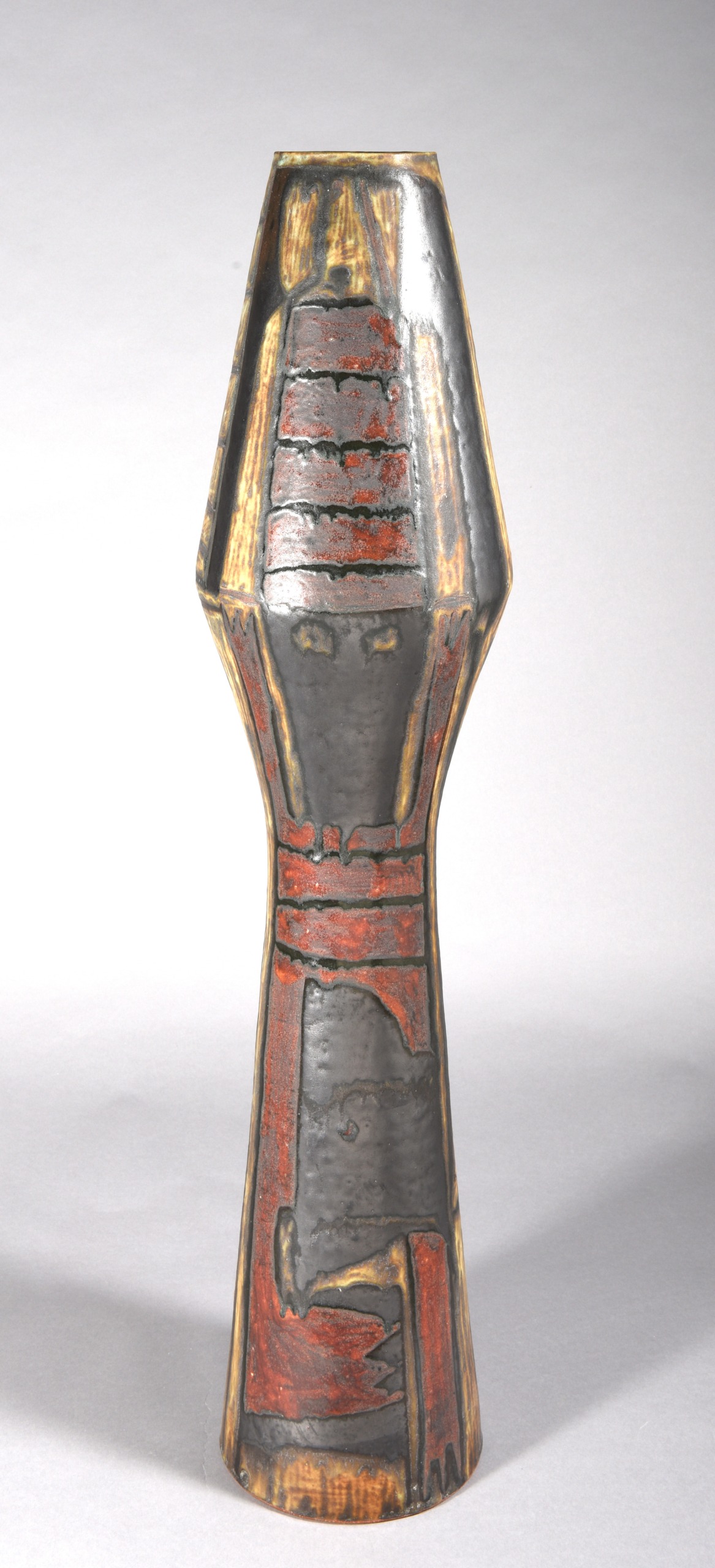 Beate Kuhn - Bodenvase - Ende 1950 - 80x18 cm