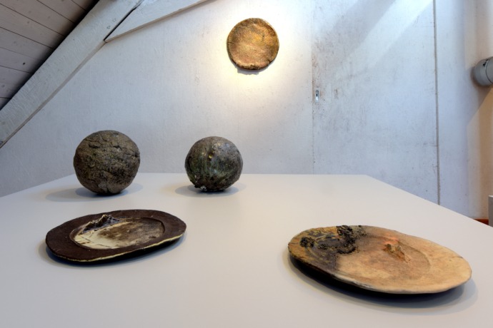 Tae Sungyong blick in die Ausstellung galerie metzger